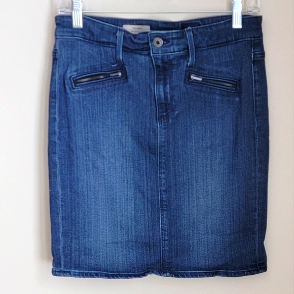 Blue Jean Pencil Skirt AG Adriano Goldschmied - Picture 2 of 8